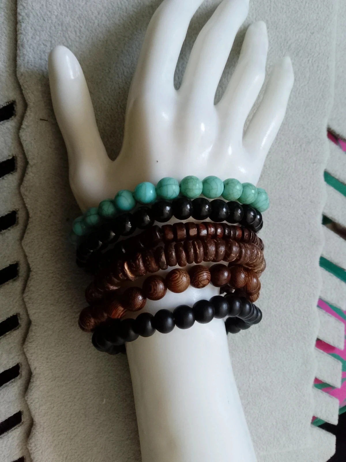 Conjunto de 6 pulseiras para homens – photo 2